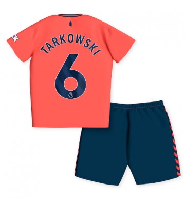 Lacne Dětský Futbalové dres Everton James Tarkowski #6 2023-24 Krátky Rukáv - Preč (+ trenírky)